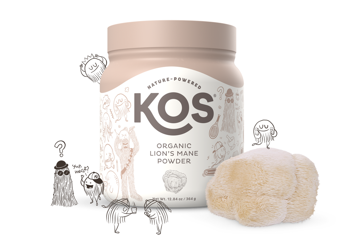 KOS Organic Lion's Mane Powder from KOS.com