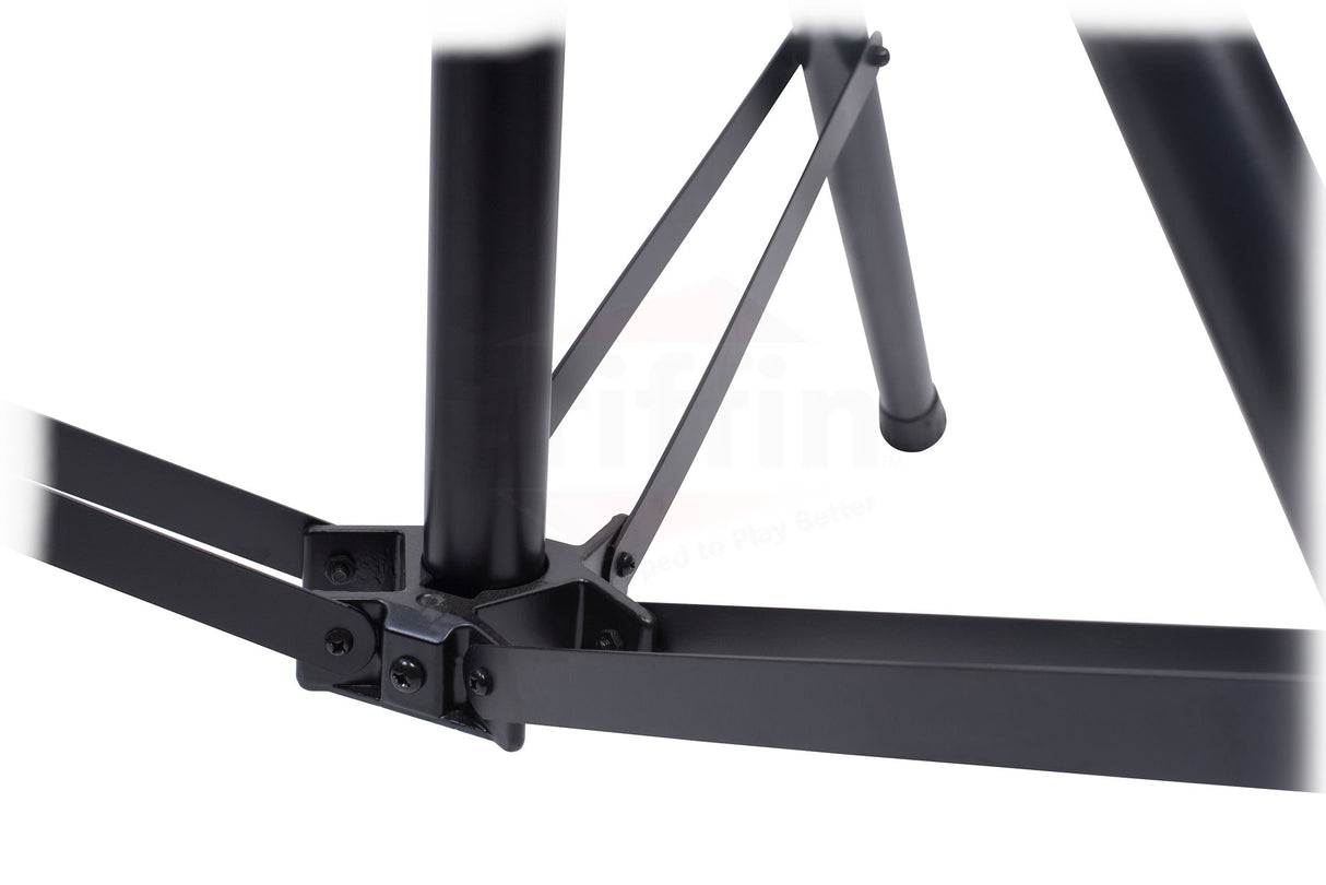 GRIFFIN - Crank Up Triangle Light Truss System - DJ Booth Trussing Stand Kit for Light Cans from GeekStands