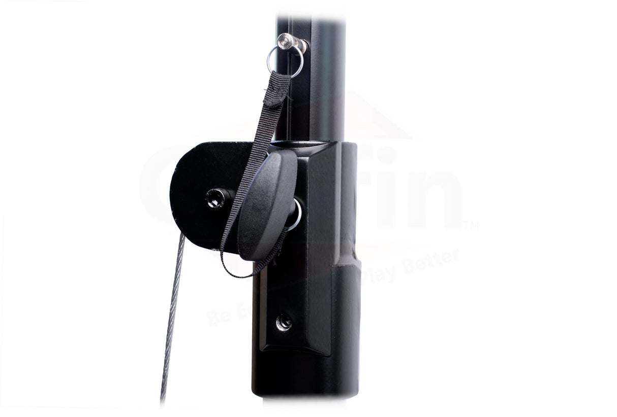 GRIFFIN - Crank Up Triangle Light Truss System - DJ Booth Trussing Stand Kit for Light Cans & Speakers - Pro Audio Lighting Stage Platform Package from GeekStands