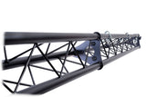 GRIFFIN - Crank Up Triangle Light Truss System - DJ Booth Trussing Stand Kit for Light Cans & Speakers - Pro Audio Lighting Stage Platform Package from GeekStands