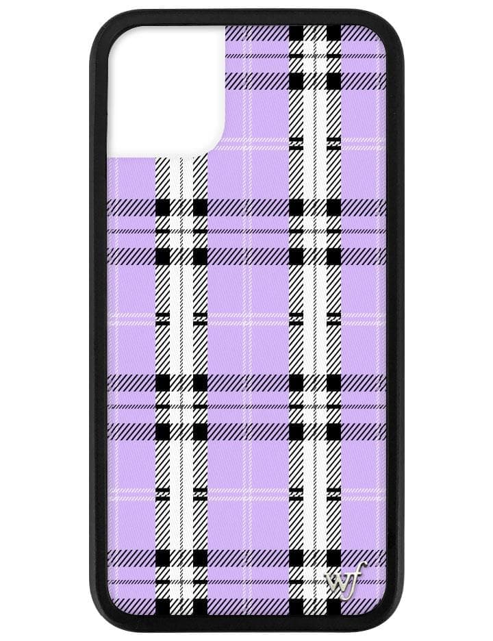 Plaid | Lavender iPhone Case from Wildflower Cases