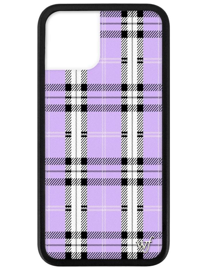 Plaid | Lavender iPhone Case from Wildflower Cases