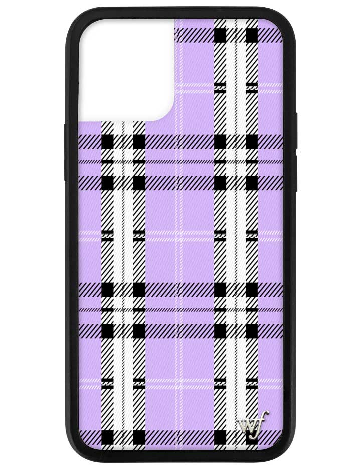 Plaid | Lavender iPhone Case from Wildflower Cases