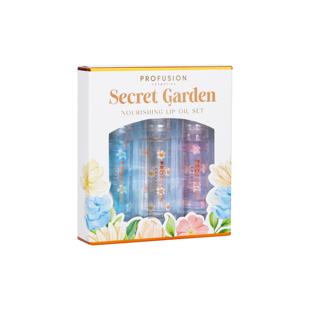 Petal Perfect | Secret Garden Nourishing Lip Oil Set from Profusion Cosmetics