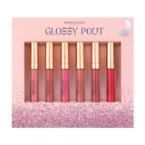 Glossy Pout 6 PC Lip Gloss Set from Profusion Cosmetics