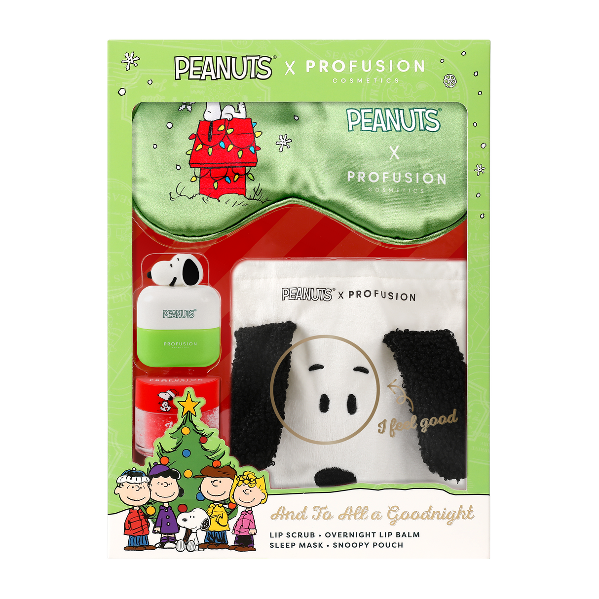 Peanuts Holiday | And To All A Goodnight Set from Profusion Cosmetics