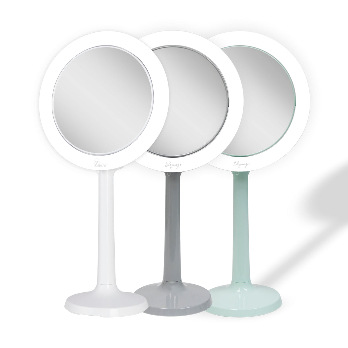 Hudson Lighted Makeup Mirror with Magnification & Suction Cup from Zadro
