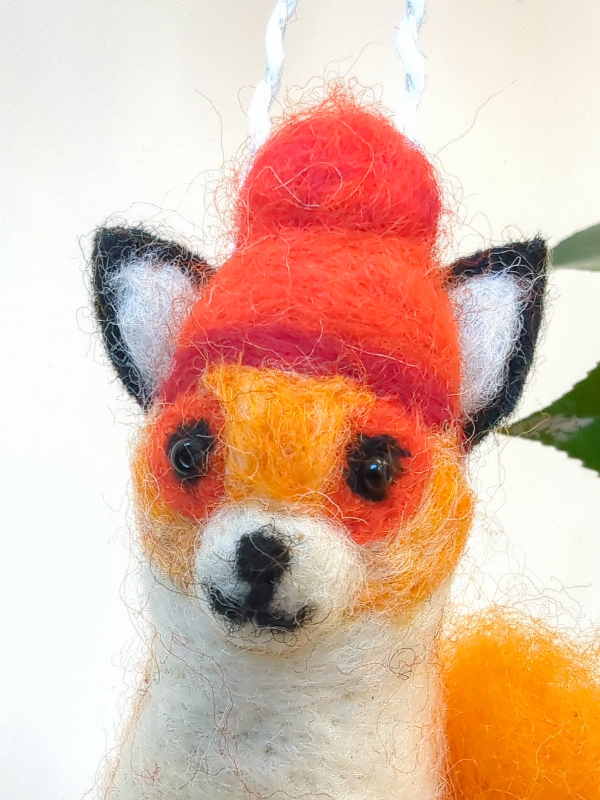 Felted Wool Fox Ornament from Ash & Rose