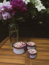 LOVE NOTES Rose + Pink Salt Candle from Ash & Rose