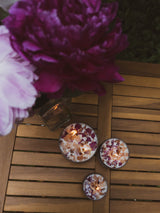 LOVE NOTES Rose + Pink Salt Candle from Ash & Rose