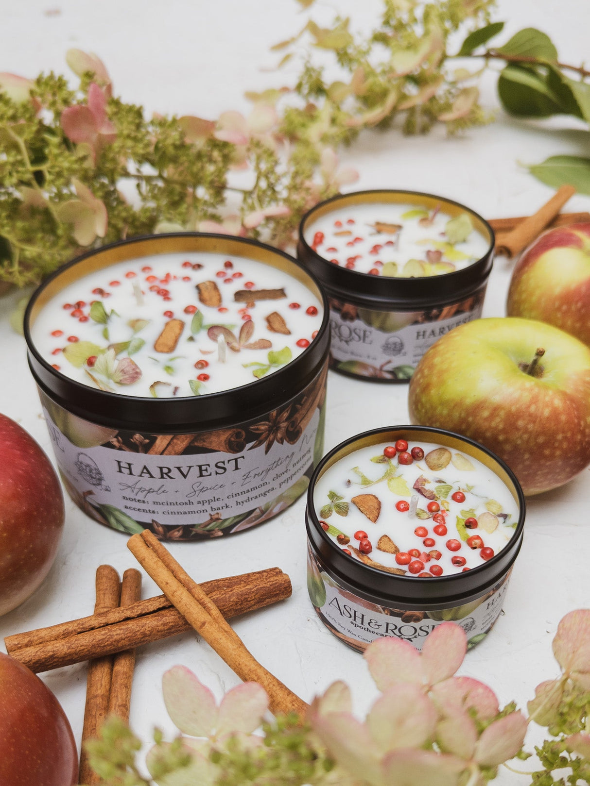 HARVEST Apple Spice Candle from Ash & Rose