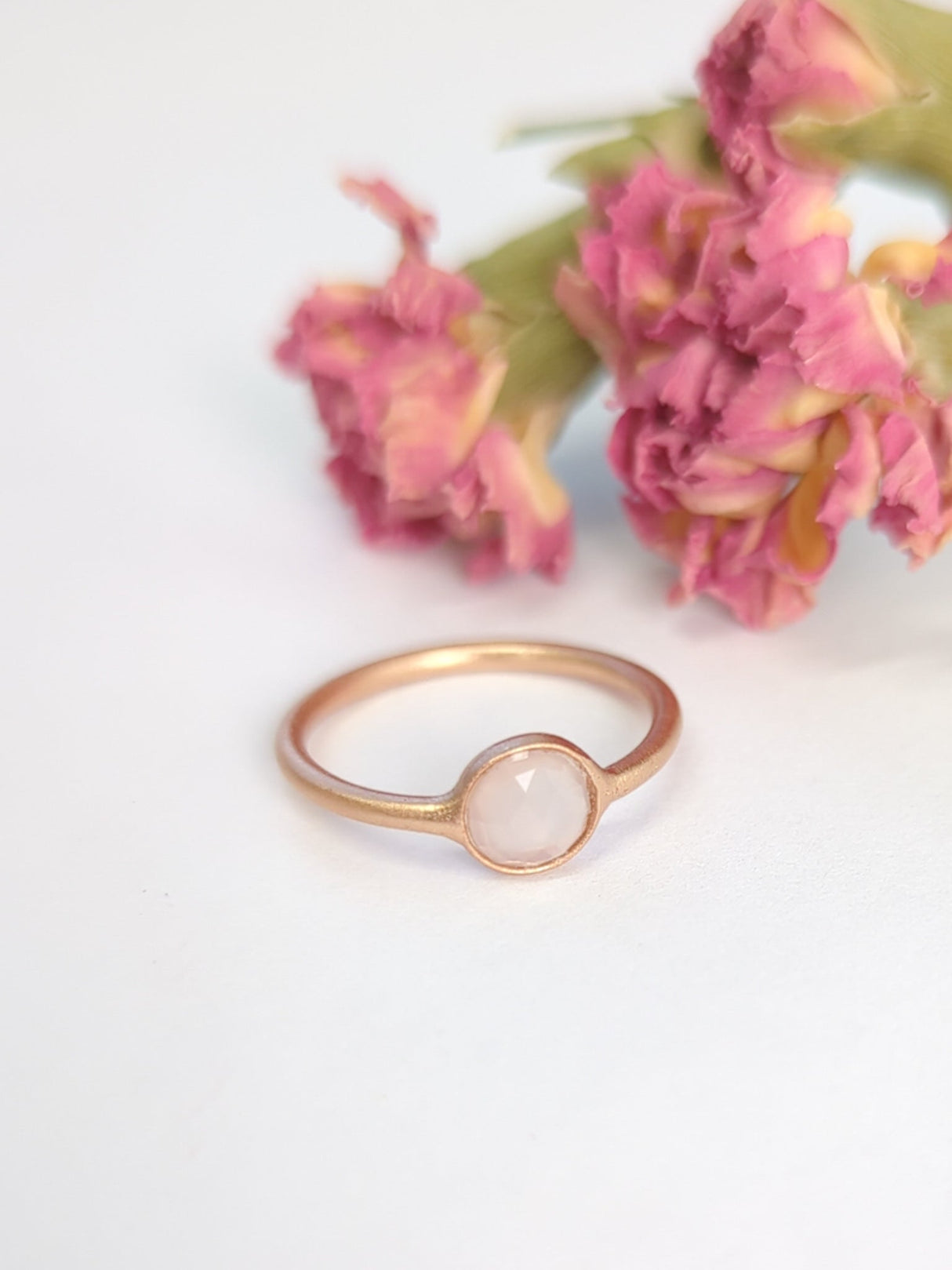 Mini Pebble Ring - Rose Gold from Ash & Rose