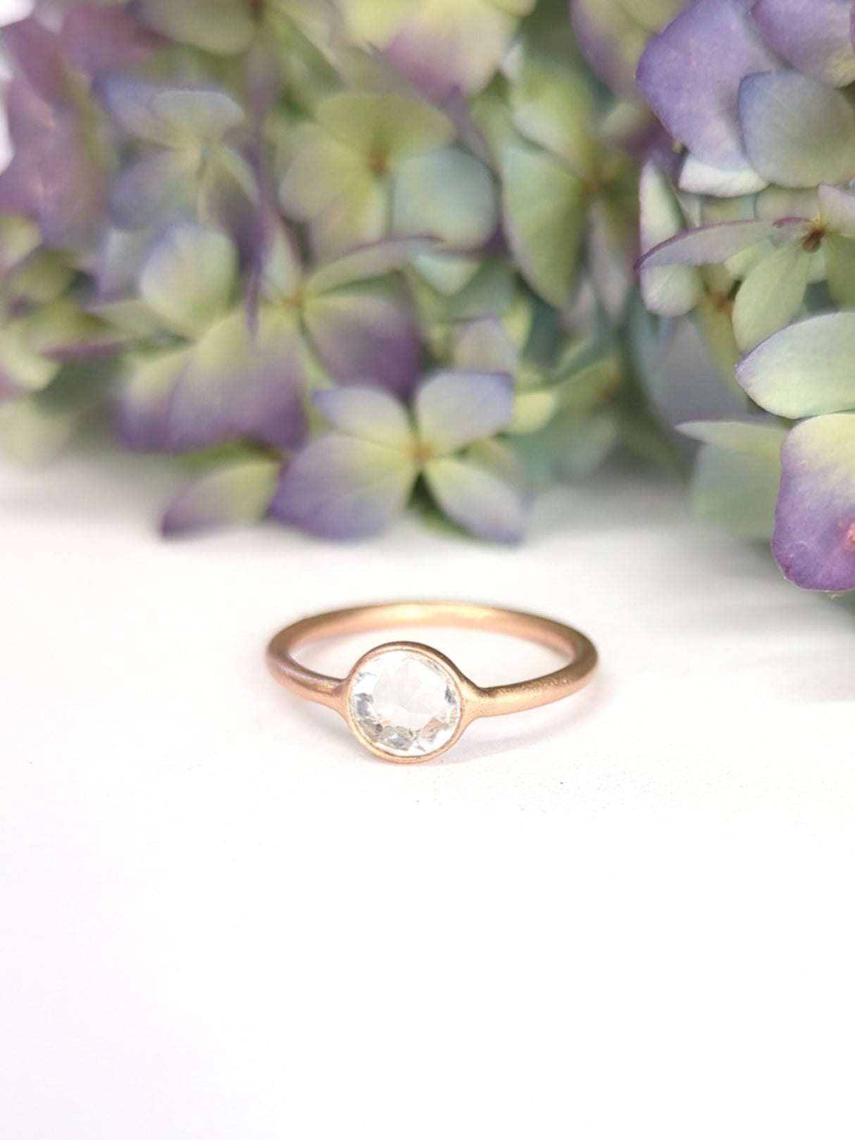 Mini Pebble Ring - Rose Gold from Ash & Rose