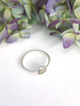 Mini Pebble Ring - Silver from Ash & Rose