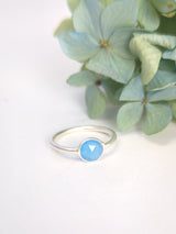 Mini Pebble Ring - Silver from Ash & Rose