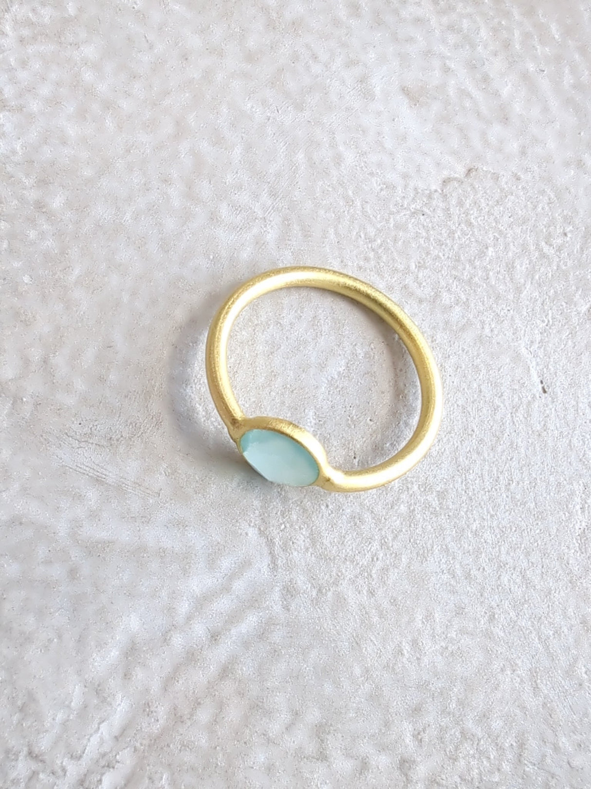 Mini Pebble Ring - Gold from Ash & Rose