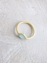 Mini Pebble Ring - Gold from Ash & Rose