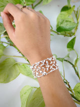Olive Leaf Cuff Bracelet from Ash & Rose