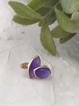 Mila Leaf Earrings - Rose Gold from Ash & Rose