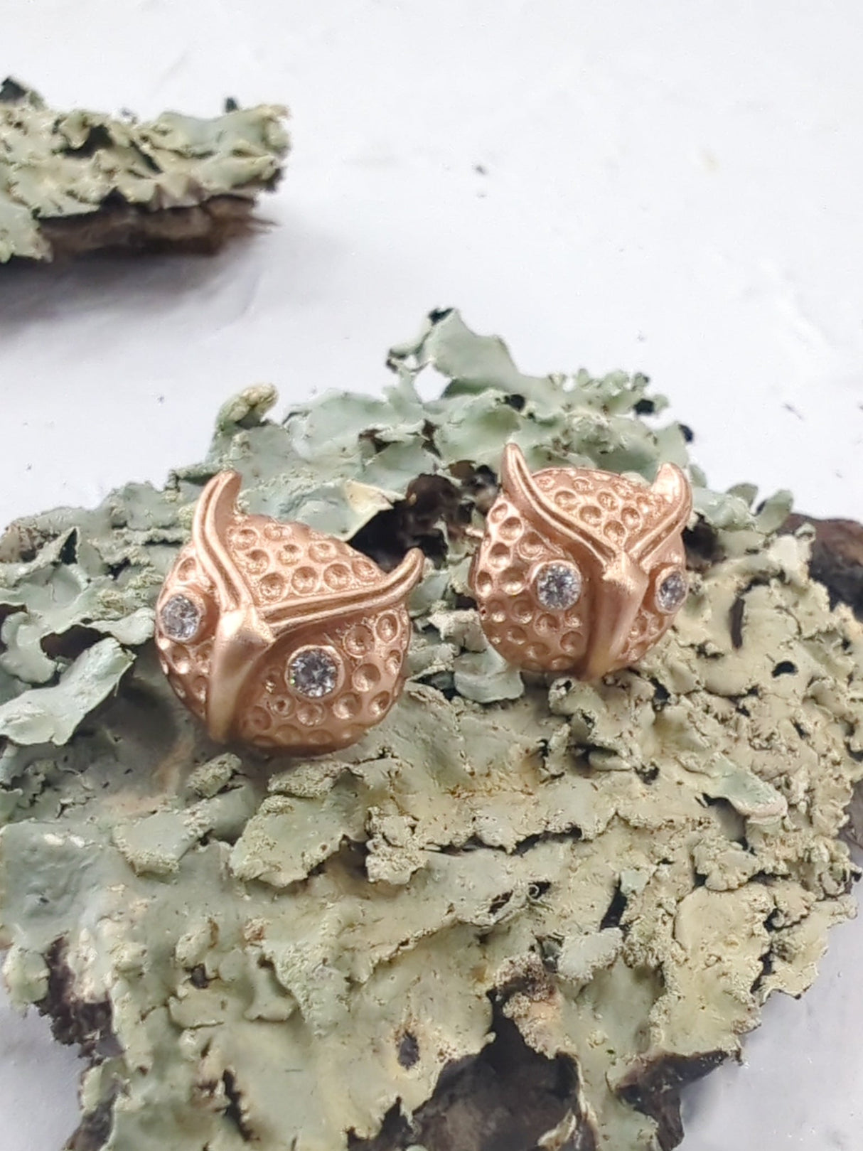 Azia Owl Stud Earrings from Ash & Rose