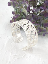 Floral Filigree Cuff Bracelet from Ash & Rose