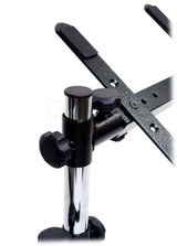 Double DJ Laptop Stand by FAT TOAD - 2 Tier PC Table Holder - Portable Computer Clamp Equipment Rack with Duel Mounts for Studio Mixers, Controllers from GeekStands