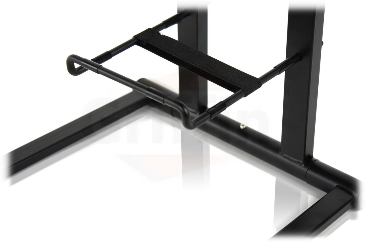 Folding DJ Laptop Stand with Sub-tray Shelf by FAT TOAD - Pro Audio Computer Table Top Rack Stand from GeekStands