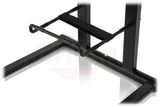 Folding DJ Laptop Stand with Sub-tray Shelf by FAT TOAD - Pro Audio Computer Table Top Rack Stand from GeekStands