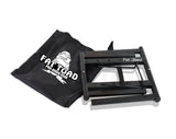 Folding DJ Laptop Stand with Sub-tray Shelf by FAT TOAD - Pro Audio Computer Table Top Rack Stand from GeekStands