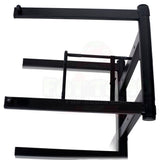 Folding DJ Laptop Stand with Sub-tray Shelf by FAT TOAD - Pro Audio Computer Table Top Rack Stand from GeekStands