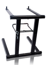 Folding DJ Laptop Stand with Sub-tray Shelf by FAT TOAD - Pro Audio Computer Table Top Rack Stand from GeekStands