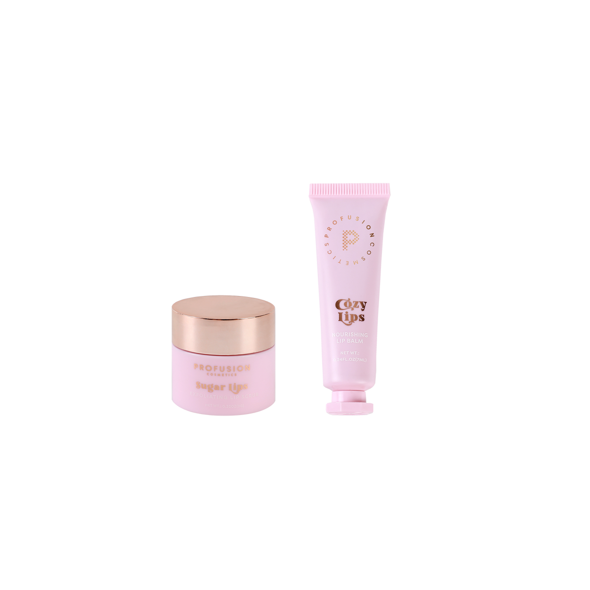Frosted Snow Sparkle | Sugar Lip Scrub and Hydrating Lip Balm from Profusion Cosmetics