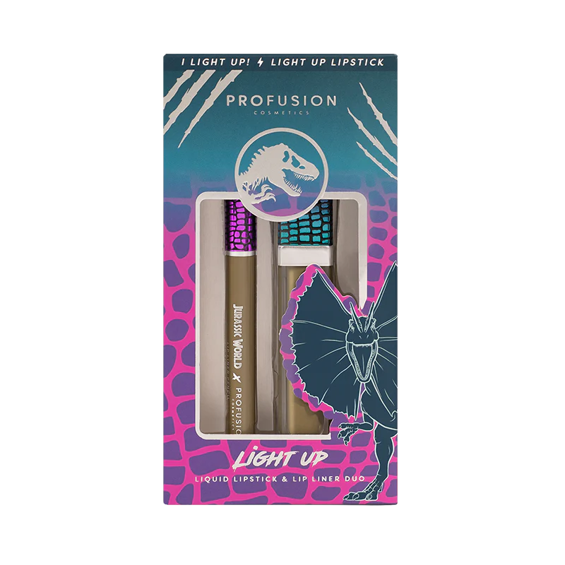 Jurassic World | Light Up! Lip Kit from Profusion Cosmetics