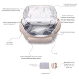 Monaco Diaper Bag | Pastel Pink From Luli Bebé