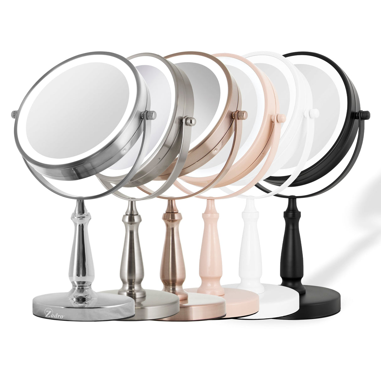 Lighted Makeup Mirror with Magnification from Zadro