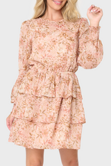 Sparkle Chiffon Tiered Dress from Gibsonlook