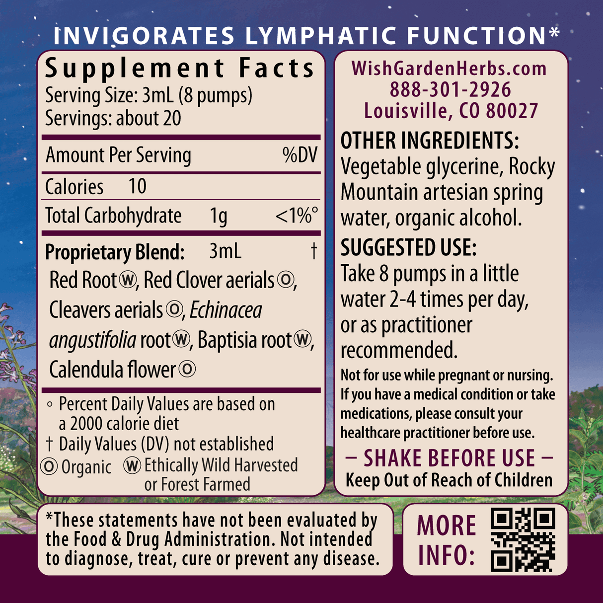Lymph Mover Immune Strength from WishGarden Herbs