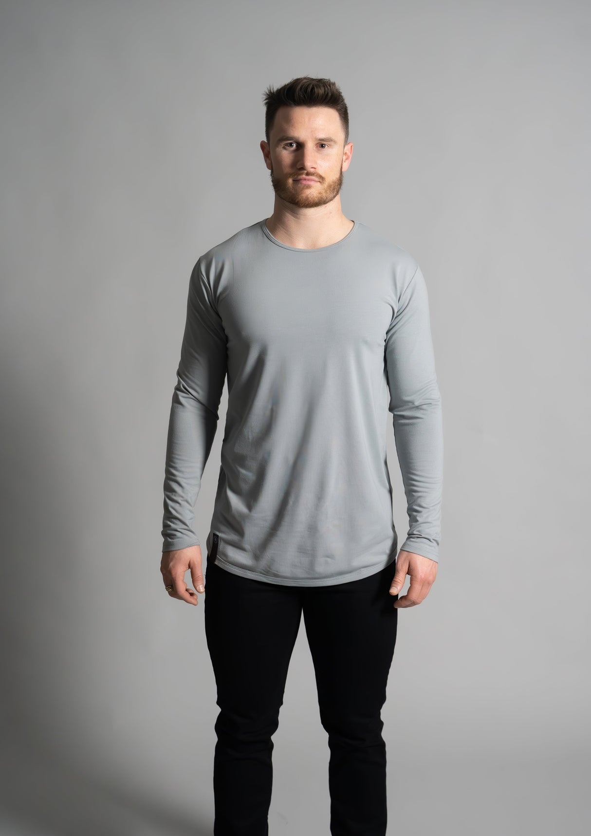 L/S Curved Hem from Ten/10 Apparel