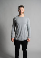 L/S Curved Hem from Ten/10 Apparel