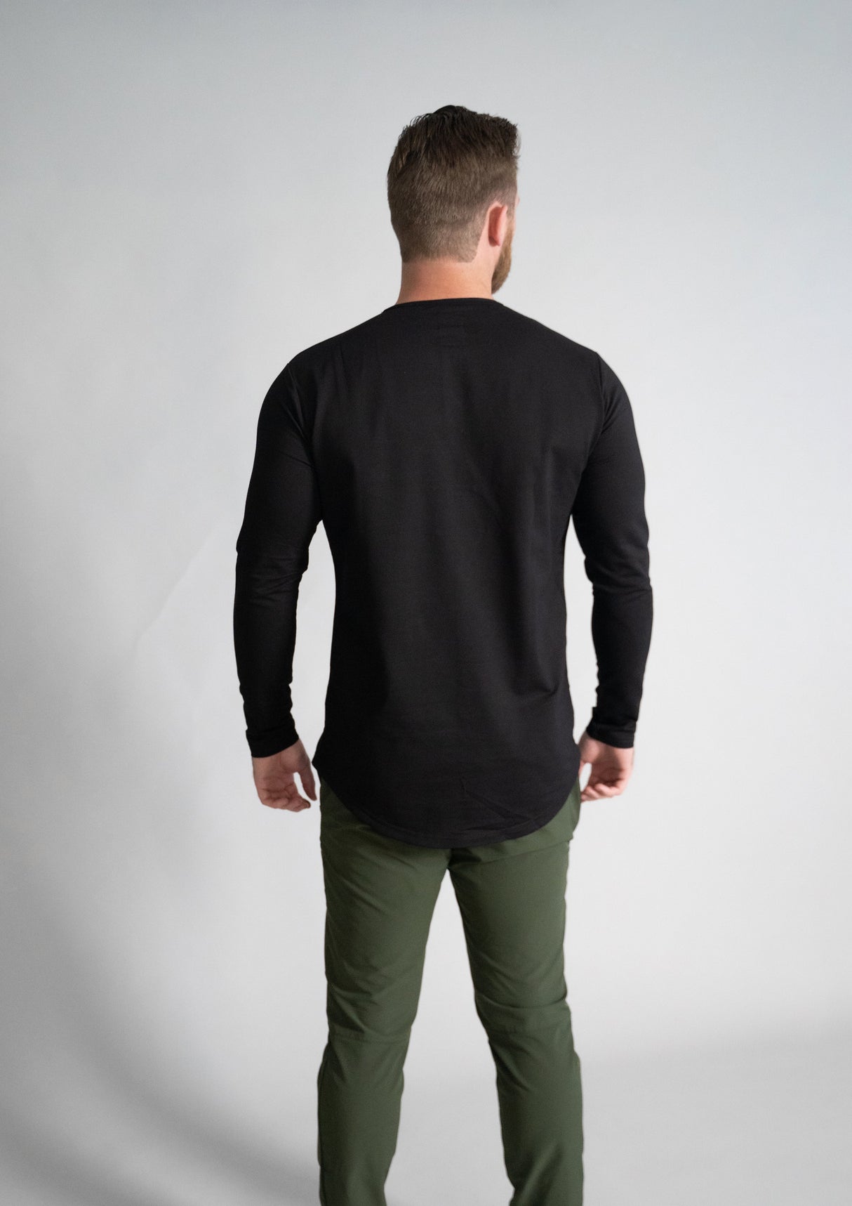 L/S Henley Curved Hem VX from Ten/10 Apparel