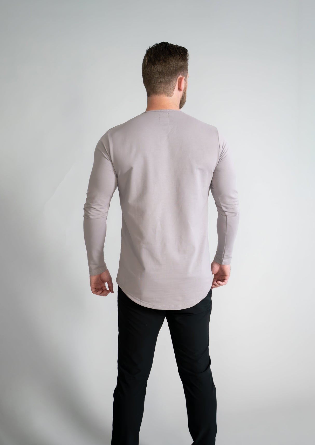 L/S Henley Curved Hem VX from Ten/10 Apparel