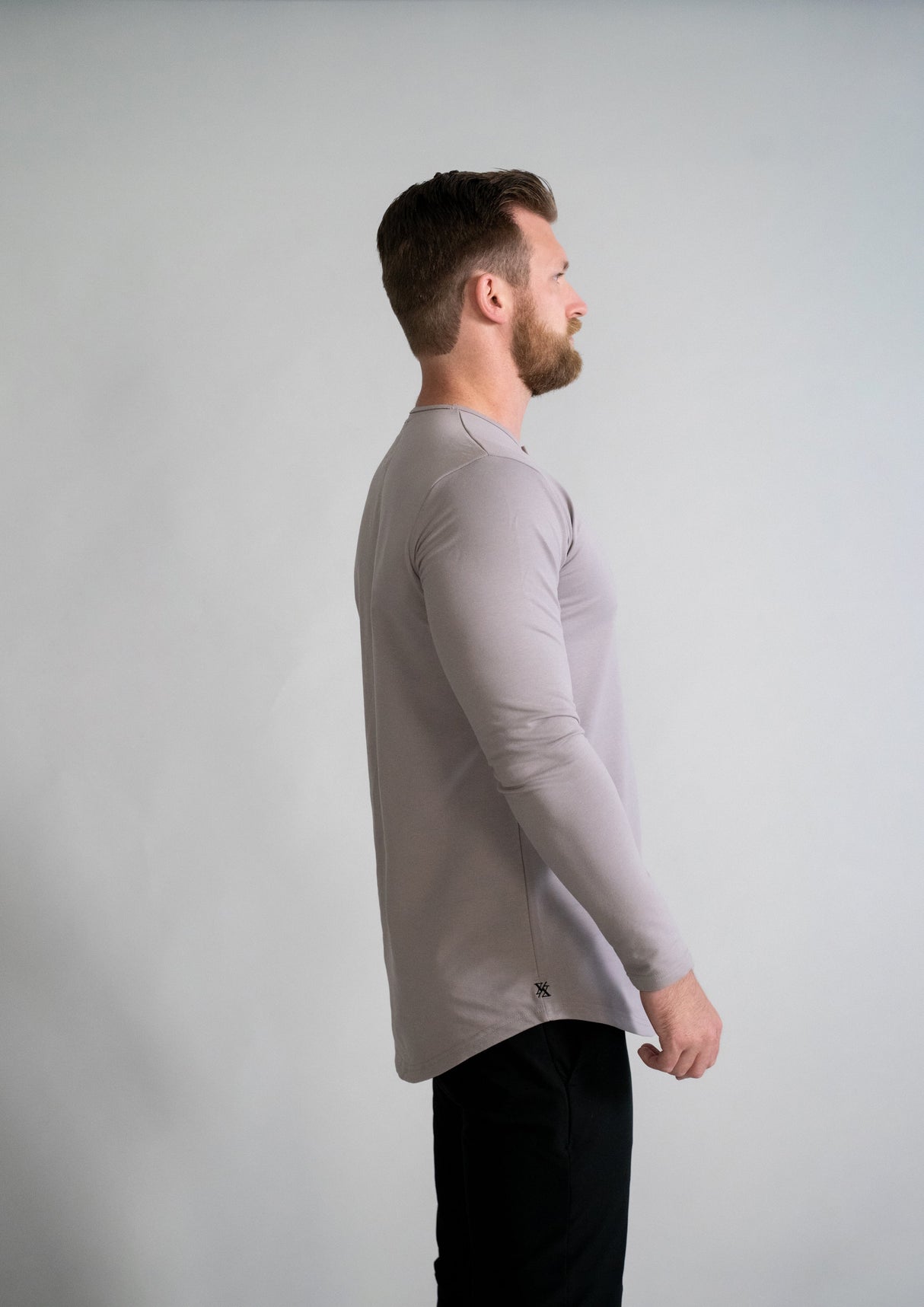 L/S Henley Curved Hem VX from Ten/10 Apparel