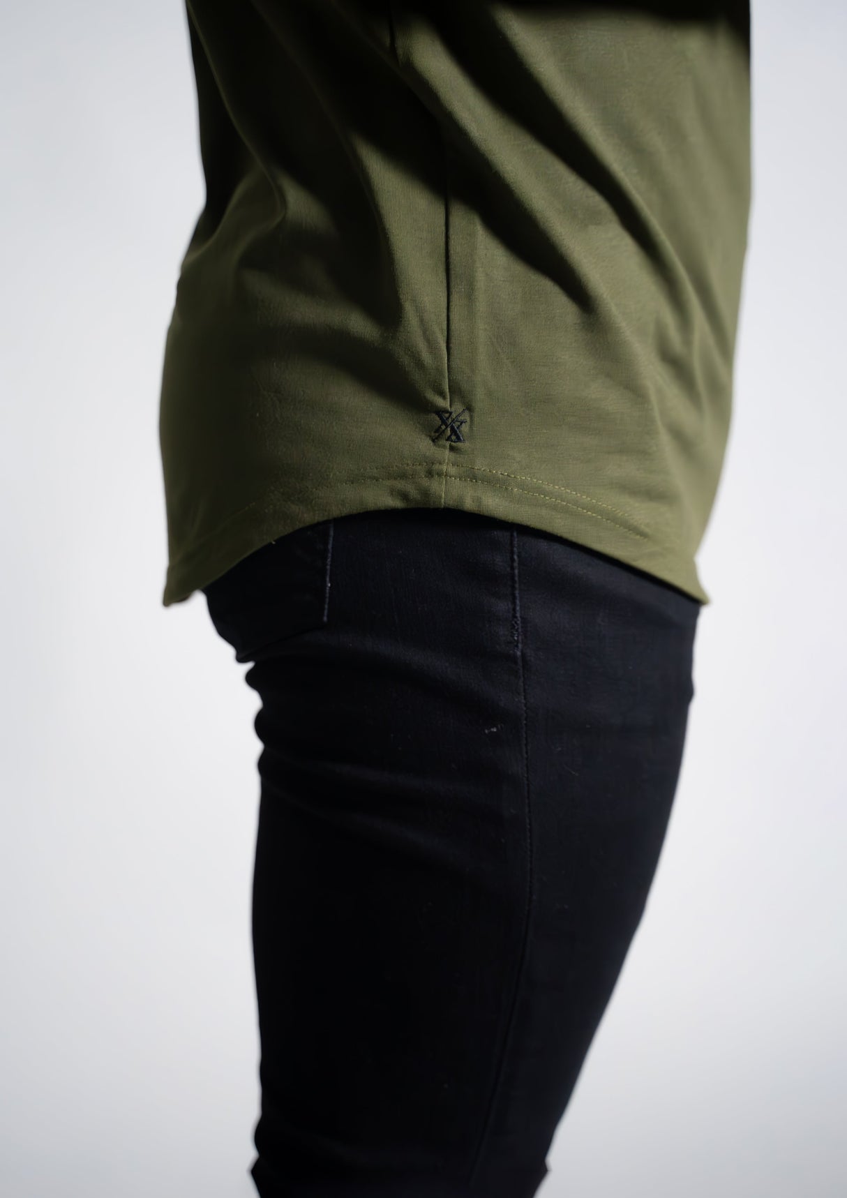 L/S Henley Curved Hem from Ten/10 Apparel