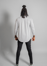 L/S Henley Curved Hem from Ten/10 Apparel