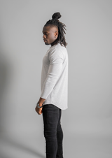 L/S Henley Curved Hem from Ten/10 Apparel