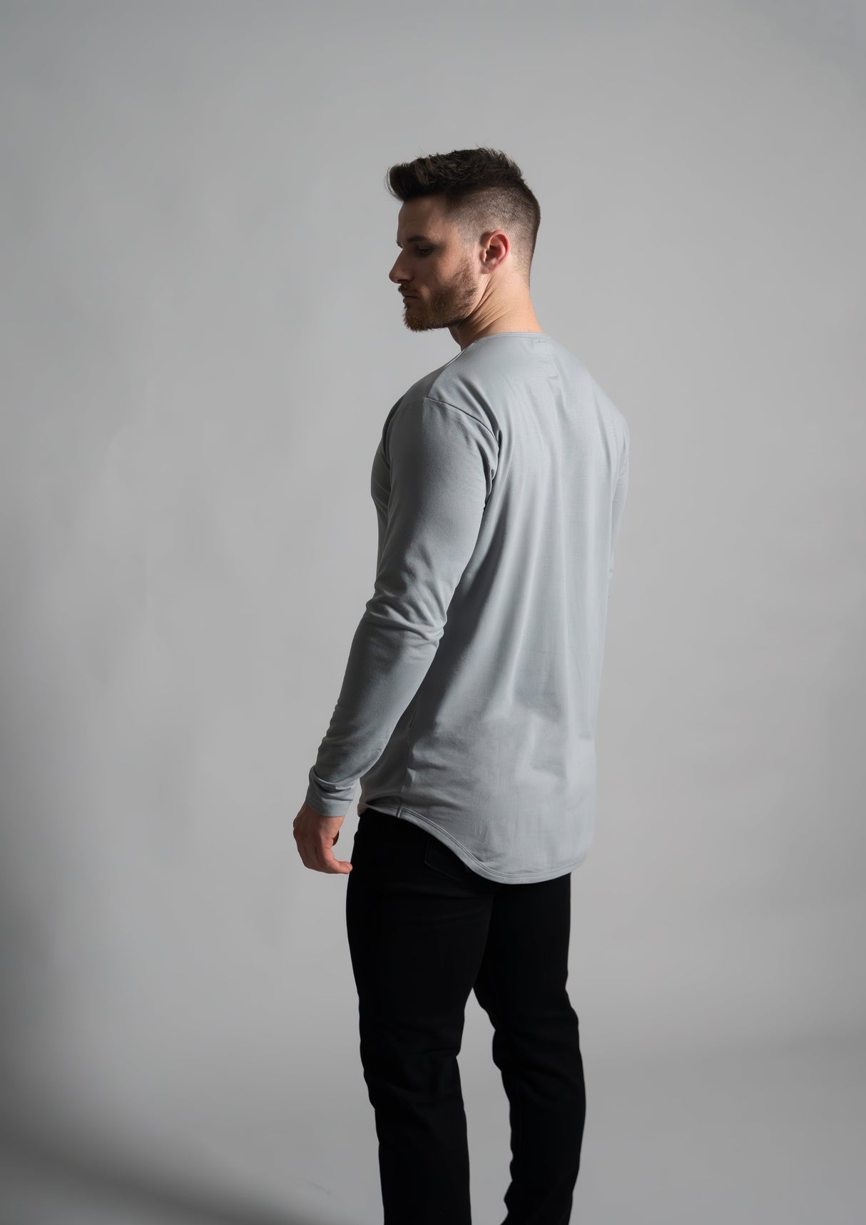 L/S Curved Hem from Ten/10 Apparel