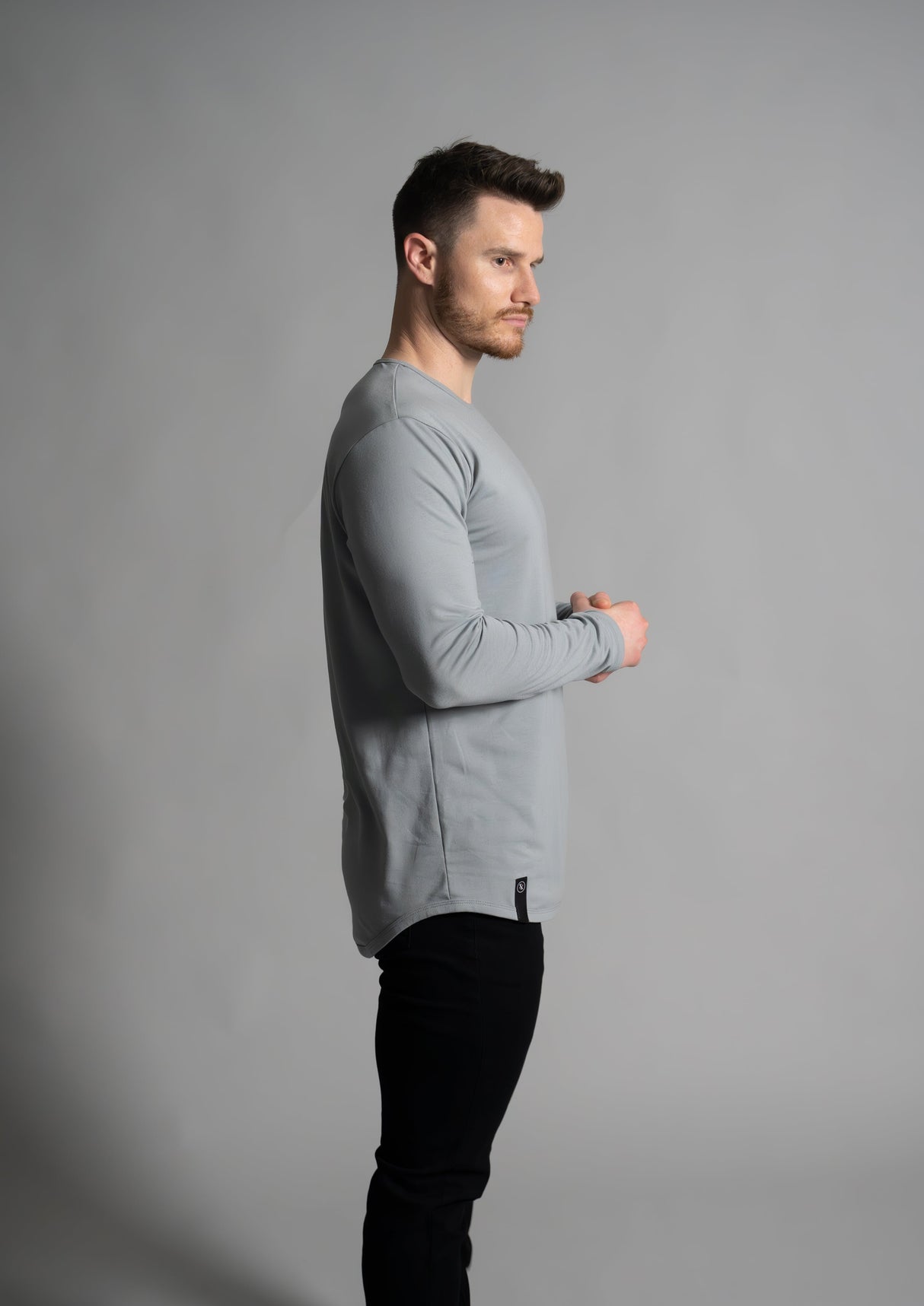L/S Curved Hem from Ten/10 Apparel