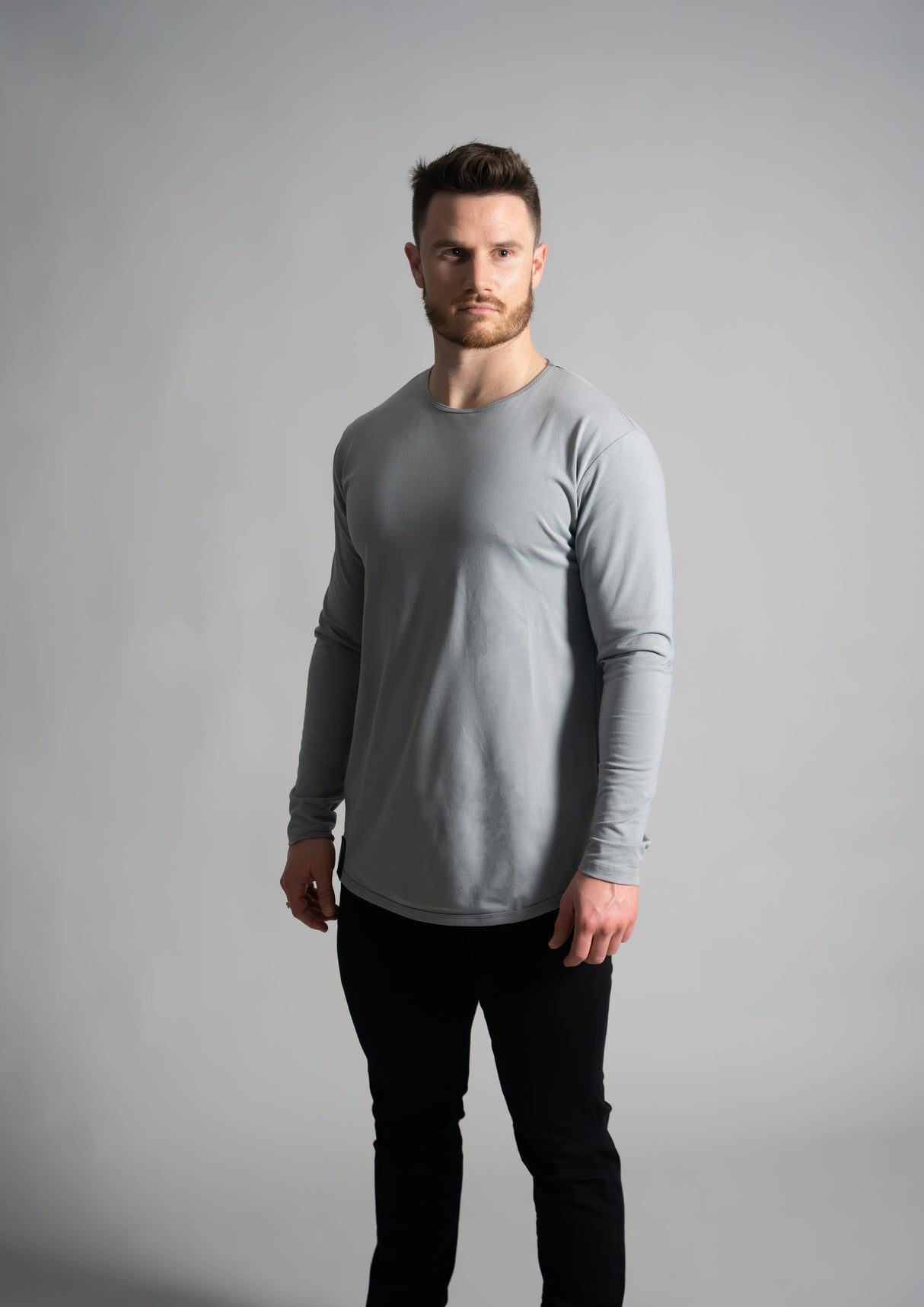 L/S Curved Hem from Ten/10 Apparel