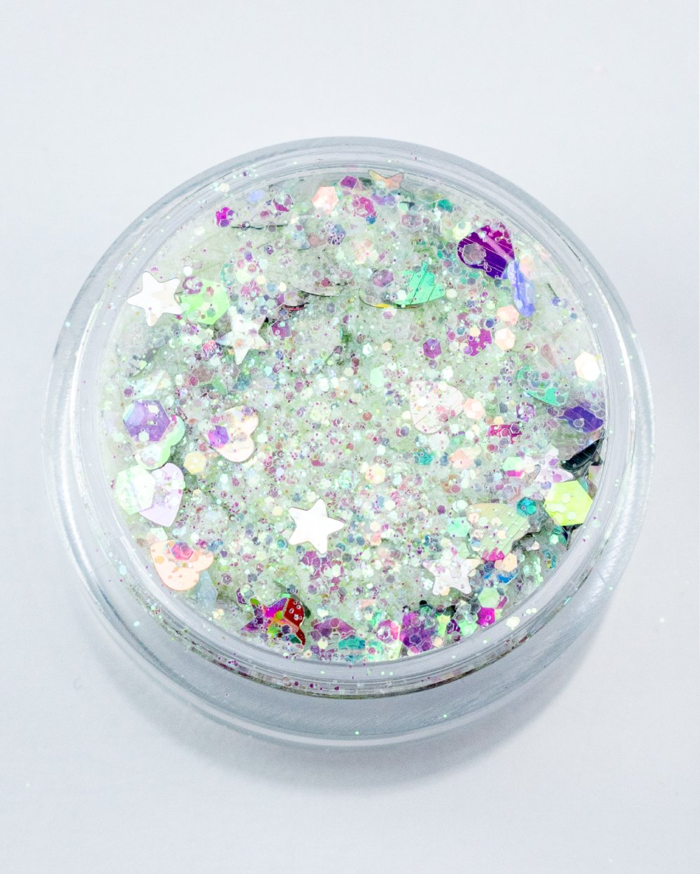 La La Land - Chunky Iridescent Glitter with Hearts from Lunautics
