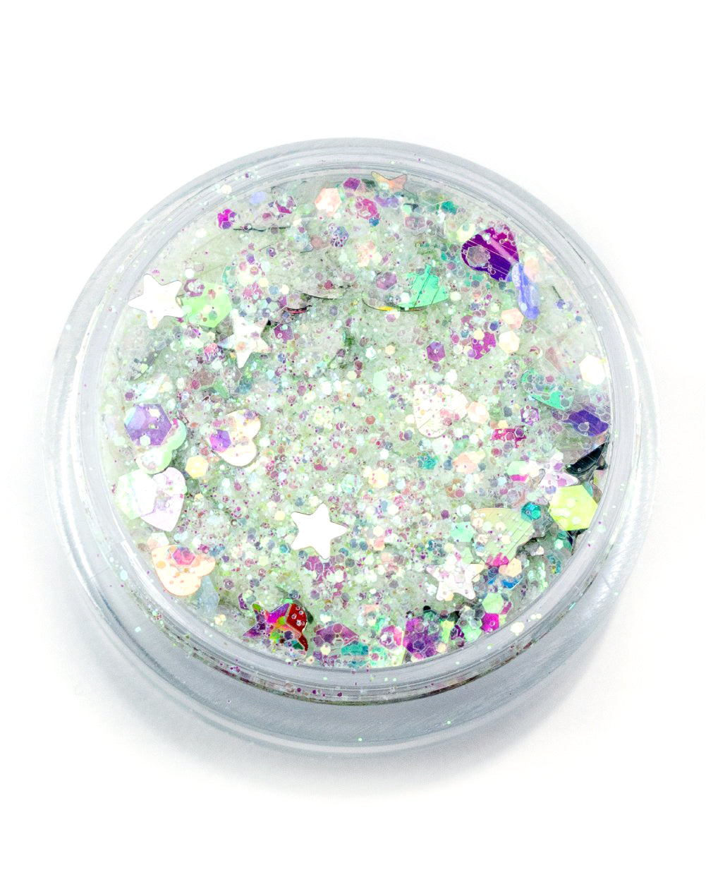 La La Land - Chunky Iridescent Glitter with Hearts from Lunautics